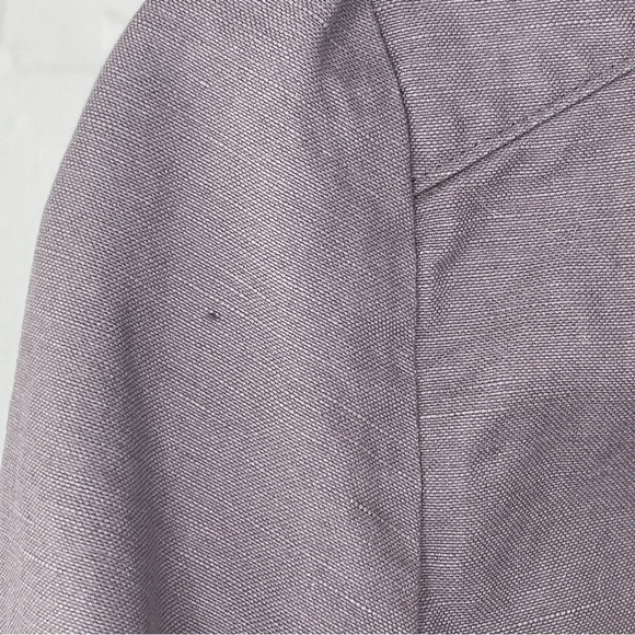 Banana Republic Gray Jacket Lightweight Women’s Size 4 Linen Cotton Blend - Picture 11 of 15